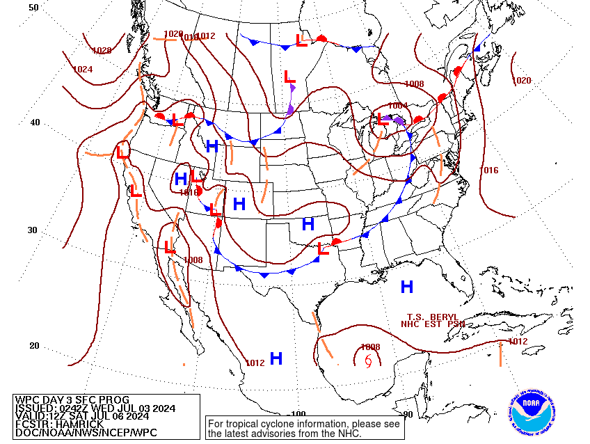 Day 3 Fronts and Pressures