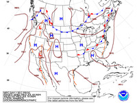 Final Day 7 Fronts and Pressures for the CONUS